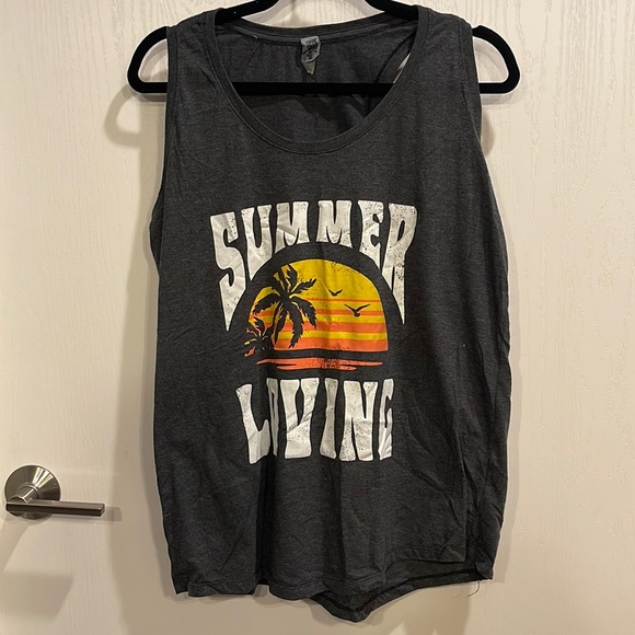 XL Instant Message “Summer Loving” Tank Top - Picture 1 of 3